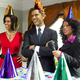 Wax figures of Michelle and Barack Obama and Oprah Winfrey (Getty Images)